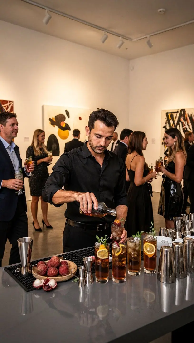 Friss licsi gyümölcsök és fekete tea levelek színes keveréke.