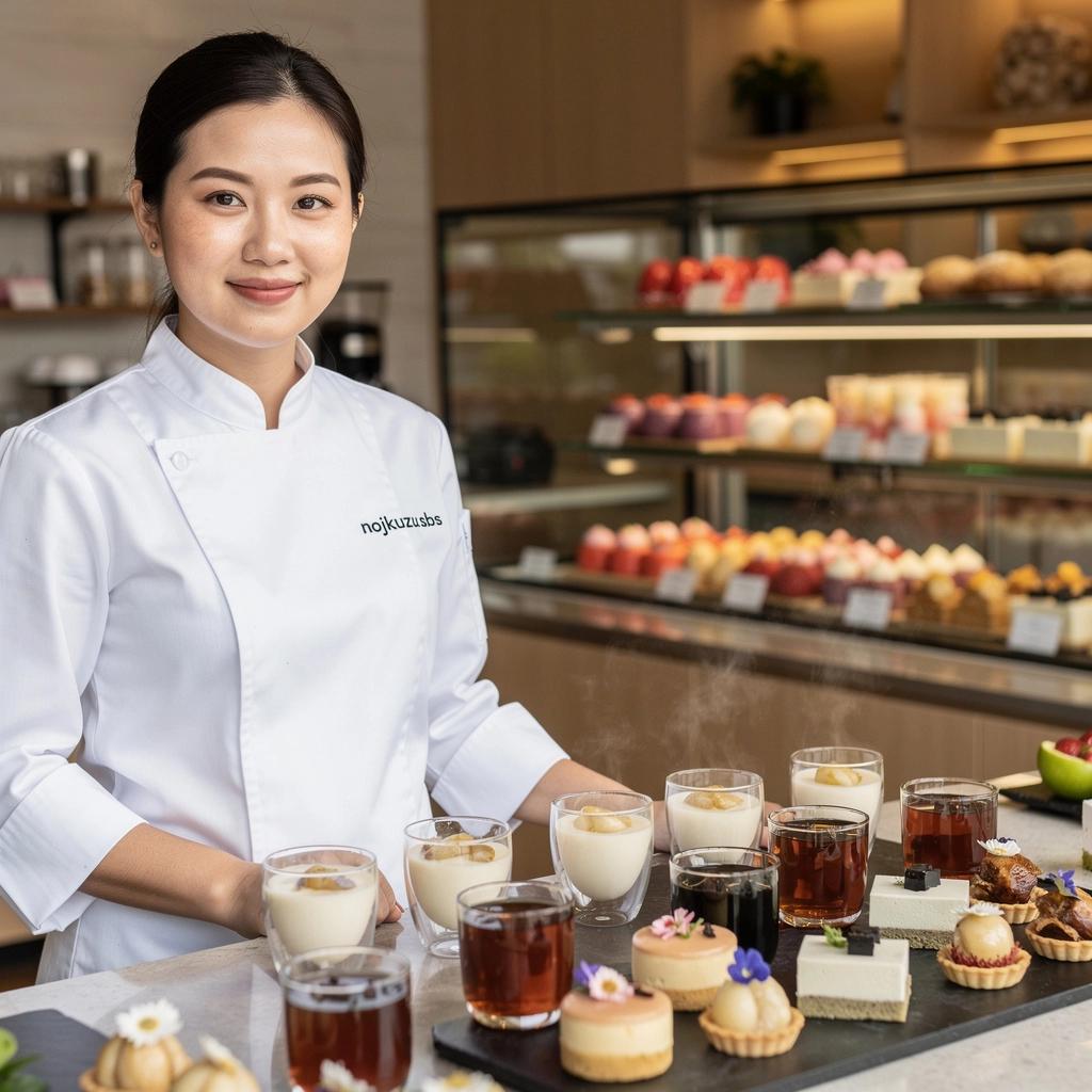 Licsi és virágos elemek feketeteás háttérrel